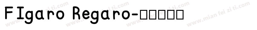 FIgaro Regaro字体转换